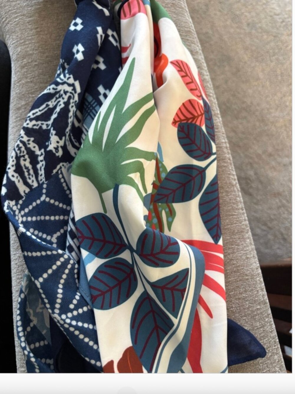 Anthropologie Bright Icon Hair Scarves, Set of 2. NWT. - Picture 6 of 6
